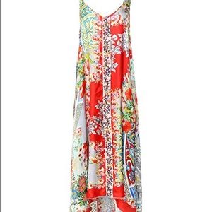NWOT Johnny Was Silk Kara Floral Print Dress